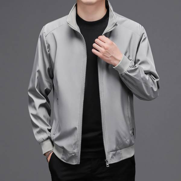 立領簡約素色外套 - 3配色（限時特賣 - 5折） 幕峰MuFeng,男裝特賣,5折優惠,快閃活動,限時出清,網路購物,男裝品牌,超值優惠,時尚穿搭,2025特賣