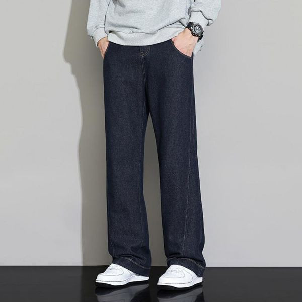 酷勢休閒直筒牛仔長褲 - 1配色（限時特賣 - 5折） 幕峰MuFeng,男裝特賣,5折優惠,快閃活動,限時出清,網路購物,男裝品牌,超值優惠,時尚穿搭,2025特賣
