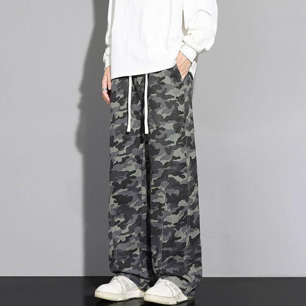 荒野迷彩工裝休閒直筒長褲 - 1配色（限時特賣 - 5折） 幕峰MuFeng,男裝特賣,5折優惠,快閃活動,限時出清,網路購物,男裝品牌,超值優惠,時尚穿搭,2026特賣