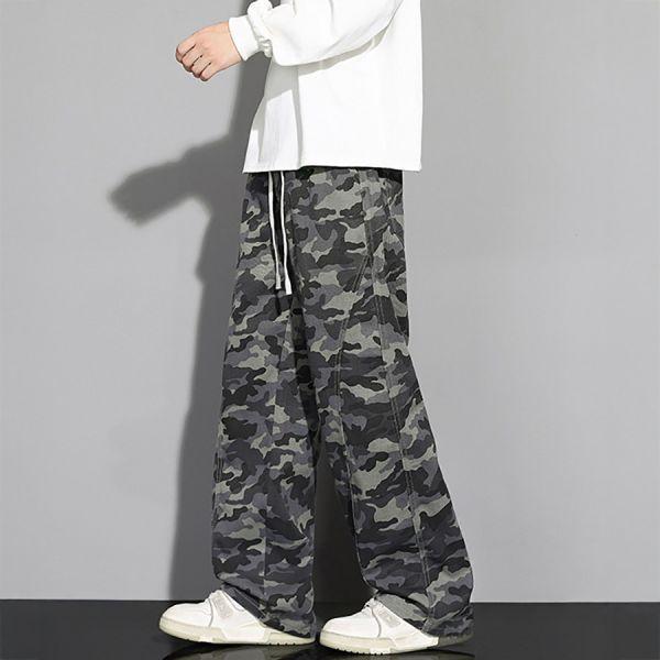 荒野迷彩工裝休閒直筒長褲 - 1配色（限時特賣 - 5折） 幕峰MuFeng,男裝特賣,5折優惠,快閃活動,限時出清,網路購物,男裝品牌,超值優惠,時尚穿搭,2026特賣