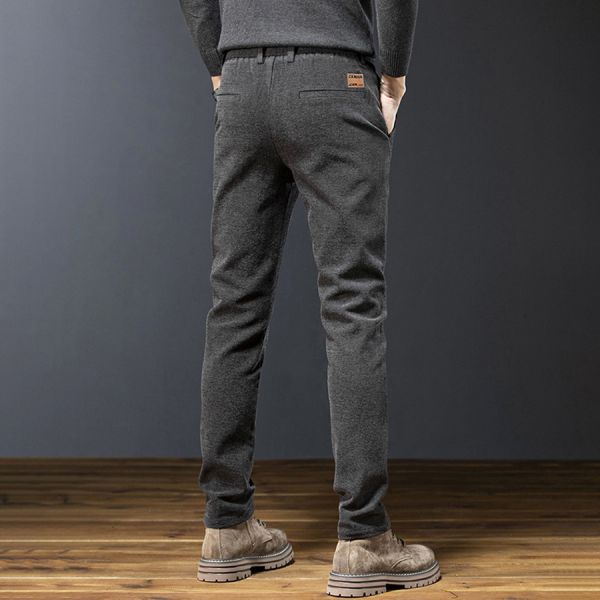 破軍雪尼爾修身小直筒長褲 - 3配色 幕峰MuFeng,雪尼爾長褲,修身休閒褲,破軍系列,男士長褲,挺拔剪裁,質感面料,潮流男裝,時尚百搭褲,秋冬穿搭