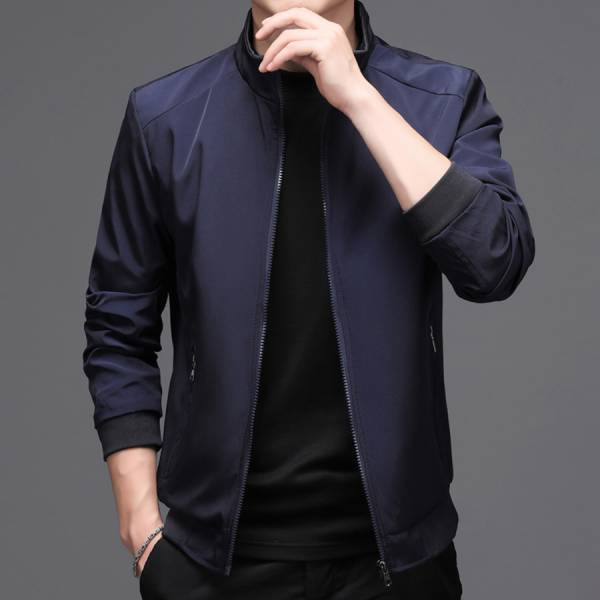 立領簡約素色外套 - 3配色（限時特賣 - 5折） 幕峰MuFeng,男裝特賣,5折優惠,快閃活動,限時出清,網路購物,男裝品牌,超值優惠,時尚穿搭,2025特賣