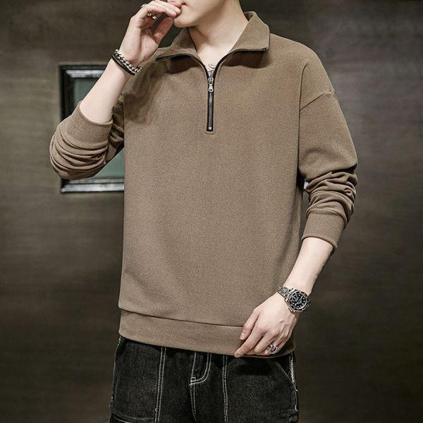 絨封高領拉鍊休閒長袖 - 5配色（限時特賣 - 5折） 幕峰MuFeng,男裝特賣,5折優惠,快閃活動,限時出清,網路購物,男裝品牌,超值優惠,時尚穿搭,2026特賣