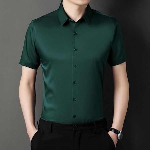 品質清涼襯衫短袖 - 4配色 幕峰,班服,團服,流行,免運,穿搭,男裝,品牌,網購