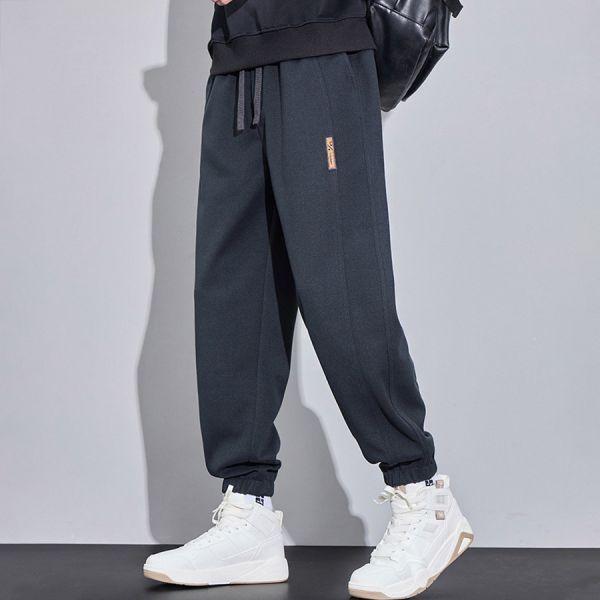 星紋重磅縮口毛絨長褲 - 3配色（限時特賣 - 5折） 幕峰MuFeng,男裝特賣,5折優惠,快閃活動,限時出清,網路購物,男裝品牌,超值優惠,時尚穿搭,2026特賣