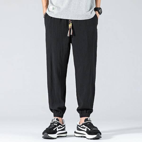 棉麻休閒束口長褲 - 4配色（限時特賣 - 5折） 幕峰MuFeng,男裝特賣,5折優惠,快閃活動,限時出清,網路購物,男裝品牌,超值優惠,時尚穿搭,2026特賣