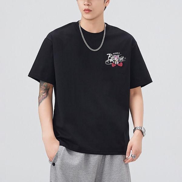 原子重磅刺繡印花潮流短袖 - 4配色（限時特賣 - 5折） 幕峰MuFeng,男裝特賣,5折優惠,快閃活動,限時出清,網路購物,男裝品牌,超值優惠,時尚穿搭,2026特賣