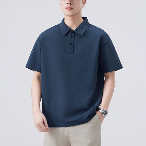 風朗寬鬆POLO短袖 - 6配色 幕峰MuFeng,POLO,短袖,上衣,男裝,夏天,百搭,網路購物,品牌服飾,2025