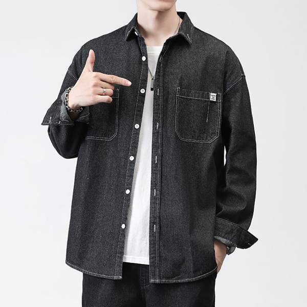 素雅牛仔薄外套 - 3配色 幕峰,班服,團服,外套,褲子,襯衫,男裝,牛仔褲,網路購物,購物