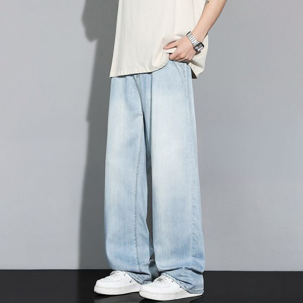 瀟然寬鬆直筒牛仔長褲 - 3配色（限時特賣 - 5折） 幕峰MuFeng,男裝特賣,5折優惠,快閃活動,限時出清,網路購物,男裝品牌,超值優惠,時尚穿搭,2026特賣