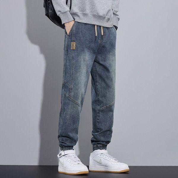 締拘休閒縮口牛仔長褲 - 4配色（限時特賣 - 5折） 幕峰MuFeng,男裝特賣,5折優惠,快閃活動,限時出清,網路購物,男裝品牌,超值優惠,時尚穿搭,2026特賣