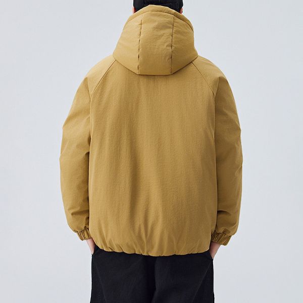 極暖防風連帽休閒保暖外套 - 4配色 幕峰MuFeng,加厚面包服,冬季外套,保暖防風,潮流男裝,連帽外套,休閒百搭,戶外禦寒,寬鬆剪裁,街頭時尚