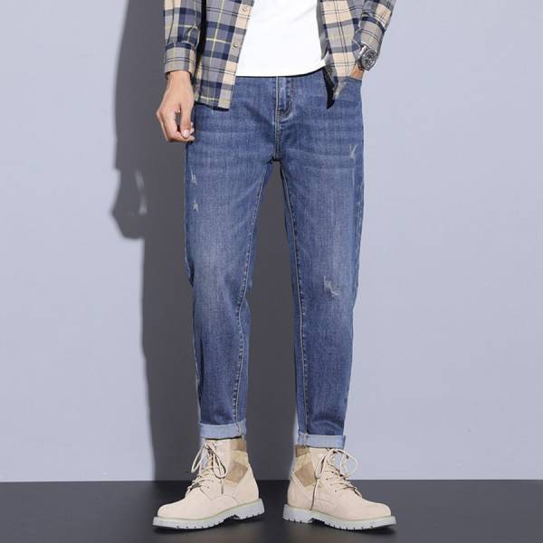 小爪鬆垮牛仔長褲 - 1配色 幕峰,班服,團服,流行,免運,穿搭,男裝,品牌,網購