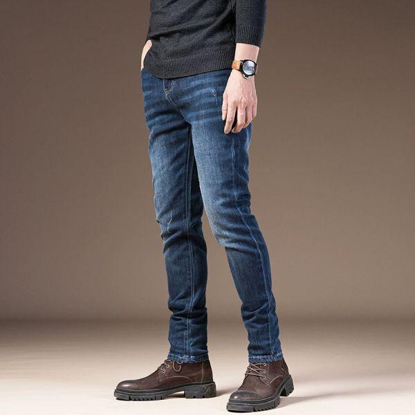 靛徒彈力修身牛仔長褲 - 1配色（限時特賣 - 5折） 幕峰MuFeng,男裝特賣,5折優惠,快閃活動,限時出清,網路購物,男裝品牌,超值優惠,時尚穿搭,2026特賣