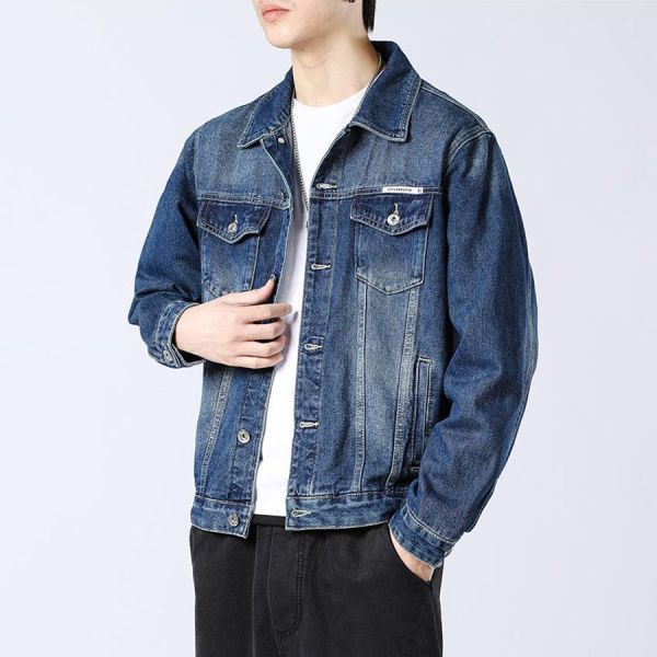 武道工裝牛仔外套 - 1配色 幕峰,班服,團服,流行,免運,穿搭,男裝,品牌,網購