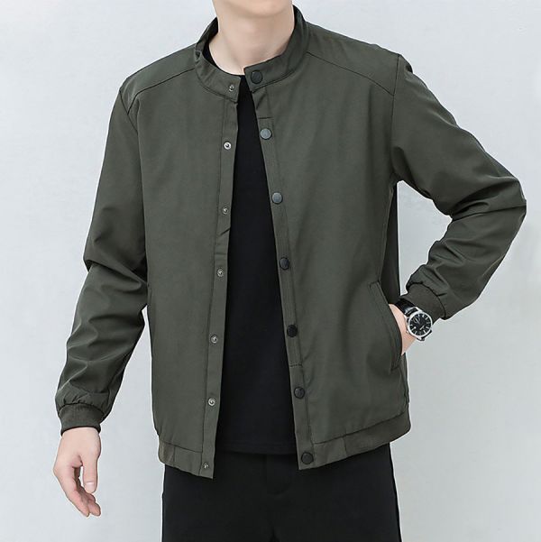 黎敦立領排釦休閒外套 - 2配色 幕峰,班服,團服,流行,免運,穿搭,男裝,品牌,網購