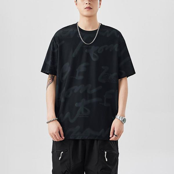 逸悠潮流印花短袖 - 1配色（限時特賣 - 5折） 幕峰MuFeng,男裝特賣,5折優惠,快閃活動,限時出清,網路購物,男裝品牌,超值優惠,時尚穿搭,2026特賣