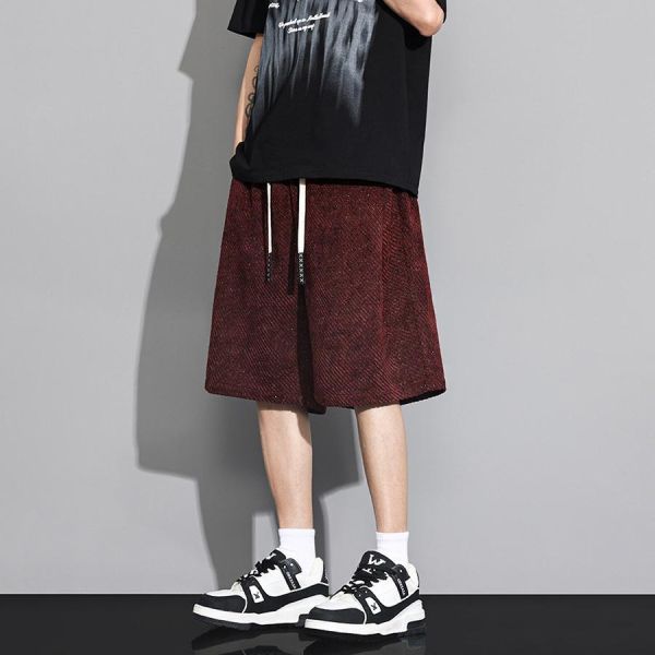 夏行舒適休閒短褲 - 4配色 幕峰MuFeng,休閒短褲男,寬鬆短褲,男士短褲,潮流短褲,夏季男短褲,百搭短褲,舒適短褲,休閒穿搭,男裝下身