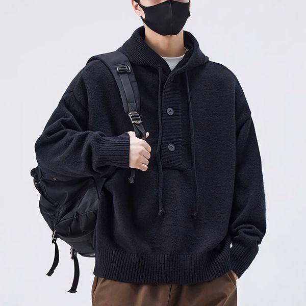 馭風針織連帽開衫長袖 - 2配色（限時特賣 - 5折） 幕峰MuFeng,男裝特賣,5折優惠,快閃活動,限時出清,網路購物,男裝品牌,超值優惠,時尚穿搭,2026特賣