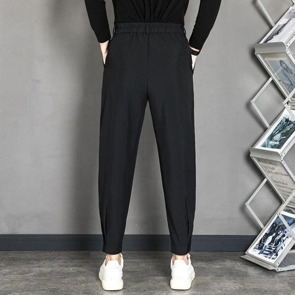 痞帥西裝束口魔鬼氈九分長褲 - 4配色（限時特賣 - 5折） 幕峰MuFeng,男裝特賣,5折優惠,快閃活動,限時出清,網路購物,男裝品牌,超值優惠,時尚穿搭,2025特賣