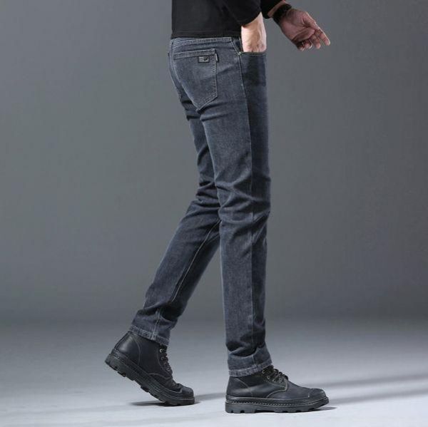 薰煙彈力修身牛仔長褲 - 2配色（限時特賣 - 5折） 幕峰MuFeng,男裝特賣,5折優惠,快閃活動,限時出清,網路購物,男裝品牌,超值優惠,時尚穿搭,2026特賣