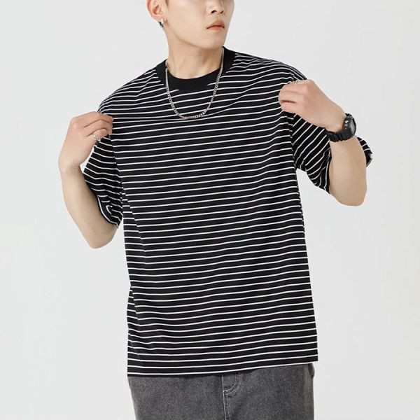 軒紋圓領休閒短袖 - 4配色（限時特賣 - 5折） 幕峰MuFeng,男裝特賣,5折優惠,快閃活動,限時出清,網路購物,男裝品牌,超值優惠,時尚穿搭,2026特賣