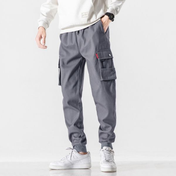 翔滑工裝休閒縮口長褲 - 4配色（限時特賣 - 5折） 幕峰MuFeng,男裝特賣,5折優惠,快閃活動,限時出清,網路購物,男裝品牌,超值優惠,時尚穿搭,2025特賣