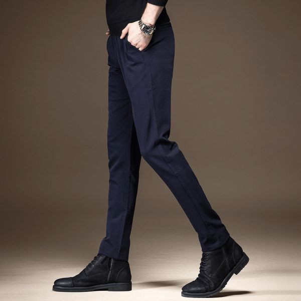 雅毅彈力修身西裝長褲 - 2配色（限時特賣 - 5折） 幕峰MuFeng,男裝特賣,5折優惠,快閃活動,限時出清,網路購物,男裝品牌,超值優惠,時尚穿搭,2026特賣