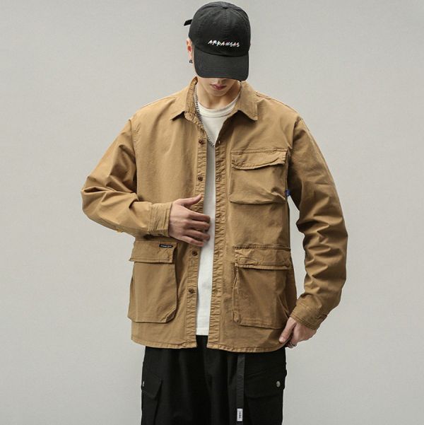武豐工裝休閒襯衫外套 - 3配色 幕峰,班服,團服,外套,褲子,襯衫,男裝,牛仔褲,網路購物,購物