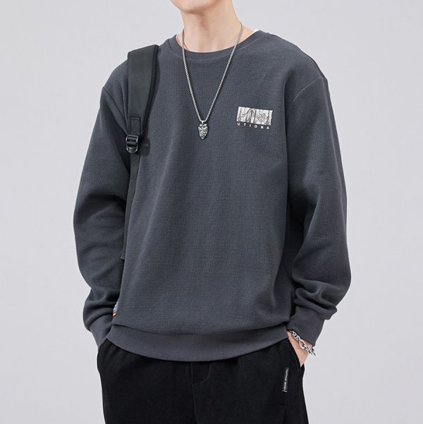 浩翔重磅潮流印花長袖 - 1配色 幕峰,Mufeng,牛仔,流行,上衣,褲子,外套,穿搭,印花,服飾