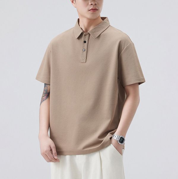 風朗寬鬆POLO短袖 - 6配色 幕峰MuFeng,POLO,短袖,上衣,男裝,夏天,百搭,網路購物,品牌服飾,2025