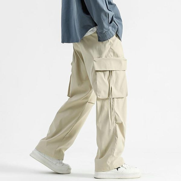 星旗工裝直筒休閒長褲 - 3配色（限時特賣 - 5折） 幕峰MuFeng,男裝特賣,5折優惠,快閃活動,限時出清,網路購物,男裝品牌,超值優惠,時尚穿搭,2025特賣