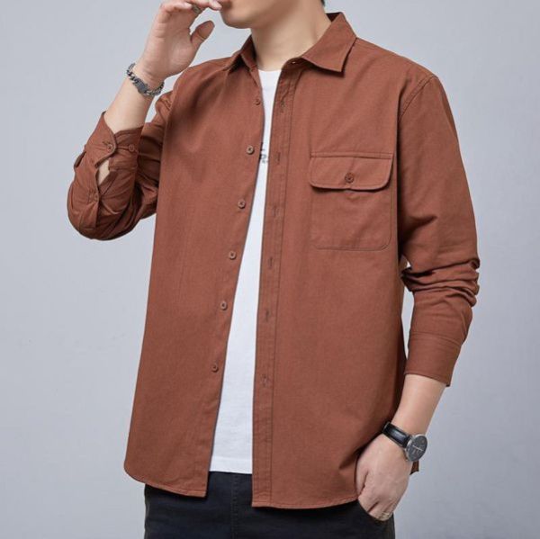 輕韻工裝休閒襯衫長袖 - 7配色 （限時特賣 - 5折） 幕峰MuFeng,男裝特賣,5折優惠,快閃活動,限時出清,網路購物,男裝品牌,超值優惠,時尚穿搭,2025特賣