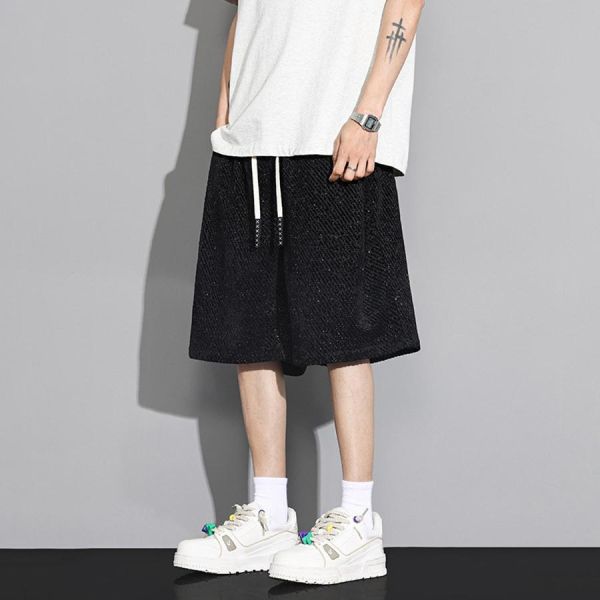 夏行舒適休閒短褲 - 4配色 幕峰MuFeng,休閒短褲男,寬鬆短褲,男士短褲,潮流短褲,夏季男短褲,百搭短褲,舒適短褲,休閒穿搭,男裝下身