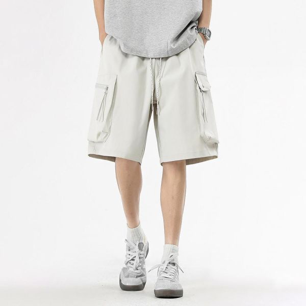 輕行寬鬆工裝五分短褲 - 4配色 幕峰MuFeng,工裝短褲男,五分短褲,戶外短褲,寬鬆短褲,多口袋設計,夏季男裝,休閒短褲,機能風穿搭,男裝下身