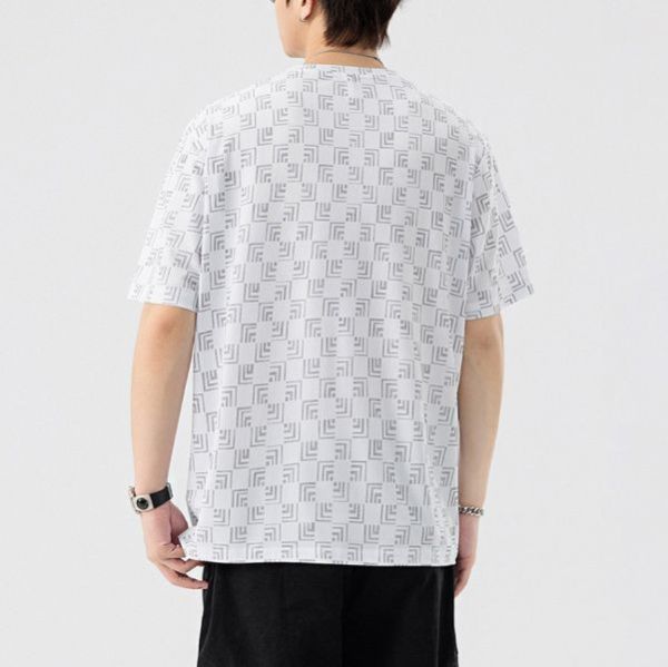 冰格透氣緹花休閒短袖 - 3配色（限時特賣 - 5折） 幕峰MuFeng,男裝特賣,5折優惠,快閃活動,限時出清,網路購物,男裝品牌,超值優惠,時尚穿搭,2025特賣