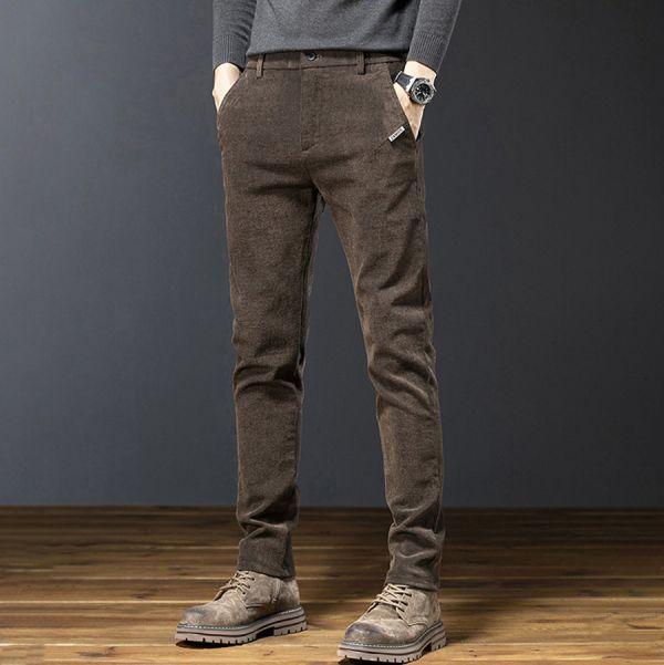 破軍雪尼爾修身小直筒長褲 - 3配色（限時特賣 - 5折） 幕峰MuFeng,男裝特賣,5折優惠,快閃活動,限時出清,網路購物,男裝品牌,超值優惠,時尚穿搭,2026特賣