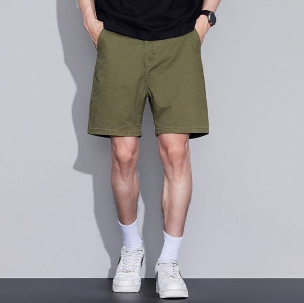 馳格休閒直筒四分短褲 - 4配色（限時特賣 - 5折） 幕峰MuFeng,男裝特賣,5折優惠,快閃活動,限時出清,網路購物,男裝品牌,超值優惠,時尚穿搭,2025特賣