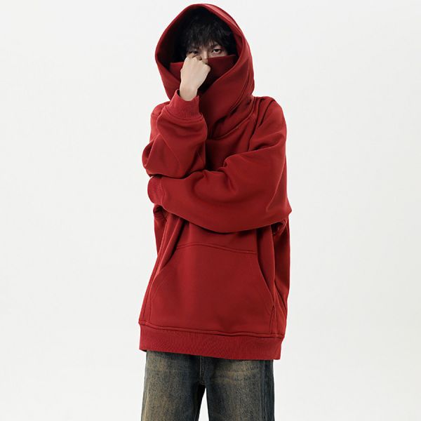 毆吉潮流連帽長袖 - 4配色 幕峰MuFeng,連帽衛衣男,高街風衛衣,潮流男裝,寬鬆版型上衣,街頭穿搭,百搭外套,秋冬長袖上衣,質感衛衣,休閒潮牌