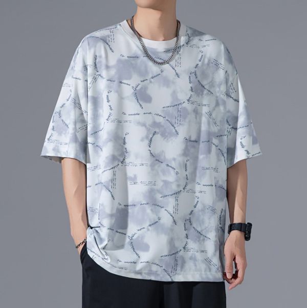 靜界冰絲圓領休閒短袖 - 3配色 幕峰MuFeng,夏季,冰絲,大尺碼,平價服飾,短袖,男裝,免運,網路購物,2025