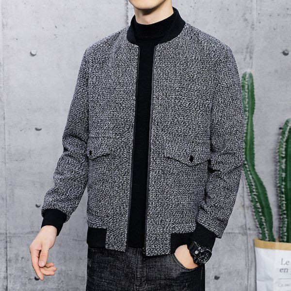 璽韻翻領羊羔毛外套 - 2配色（限時特賣 - 5折） 幕峰MuFeng,男裝特賣,5折優惠,快閃活動,限時出清,網路購物,男裝品牌,超值優惠,時尚穿搭,2025特賣