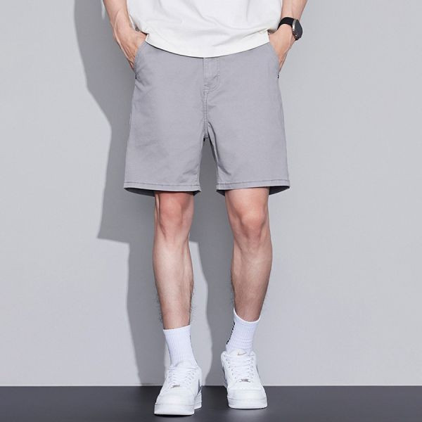 馳格休閒直筒四分短褲 - 4配色（限時特賣 - 5折） 幕峰MuFeng,男裝特賣,5折優惠,快閃活動,限時出清,網路購物,男裝品牌,超值優惠,時尚穿搭,2025特賣