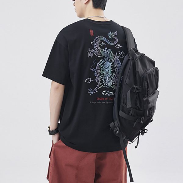龍魂重磅印花短袖 - 1配色 幕峰,班服,團服,外套,褲子,襯衫,男裝,牛仔褲,網路購物,購物