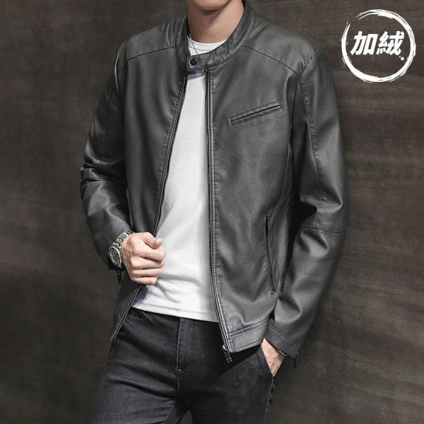 傲爵潮流皮衣外套 - 3配色（加絨）（限時特賣 - 5折） 幕峰MuFeng,男裝特賣,5折優惠,快閃活動,限時出清,網路購物,男裝品牌,超值優惠,時尚穿搭,2026特賣