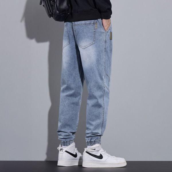 締拘休閒縮口牛仔長褲 - 4配色（限時特賣 - 5折） 幕峰MuFeng,男裝特賣,5折優惠,快閃活動,限時出清,網路購物,男裝品牌,超值優惠,時尚穿搭,2026特賣