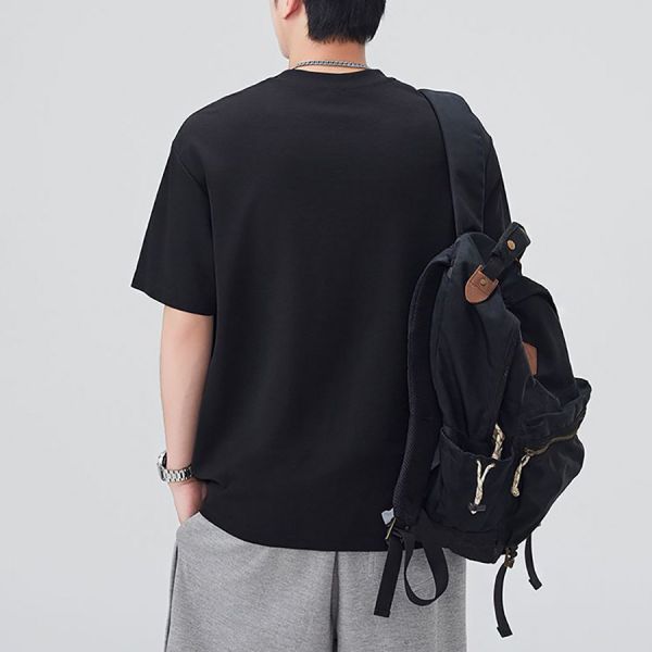 驚符重工刺繡圓領短袖 - 4配色 幕峰MuFeng,重磅,短袖,刺繡,品牌,潮牌,驚嘆號,符號,網路購物,2025