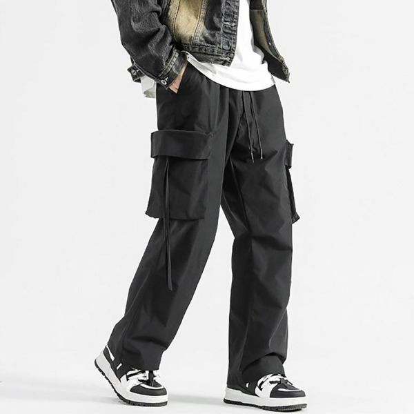 星旗工裝直筒休閒長褲 - 3配色（限時特賣 - 5折） 幕峰MuFeng,男裝特賣,5折優惠,快閃活動,限時出清,網路購物,男裝品牌,超值優惠,時尚穿搭,2025特賣