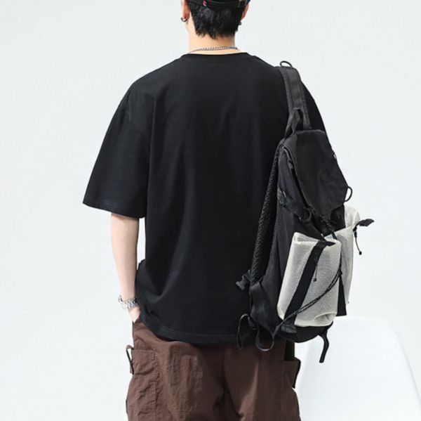 質純簡約寬鬆素色短袖 - 3配色（限時特賣 - 5折） 幕峰MuFeng,男裝特賣,5折優惠,快閃活動,限時出清,網路購物,男裝品牌,超值優惠,時尚穿搭,2025特賣