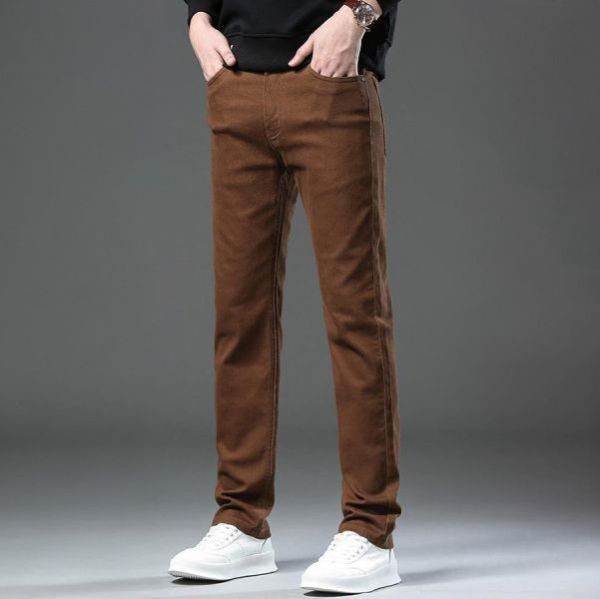 旺財彈力直筒休閒長褲 - 3配色（限時特賣 - 5折） 幕峰MuFeng,男裝特賣,5折優惠,快閃活動,限時出清,網路購物,男裝品牌,超值優惠,時尚穿搭,2026特賣