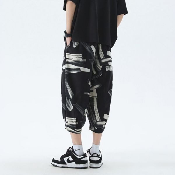 煙步休閒七分短褲 - 3配色（限時特賣 - 5折） 幕峰MuFeng,男裝特賣,5折優惠,快閃活動,限時出清,網路購物,男裝品牌,超值優惠,時尚穿搭,2025特賣